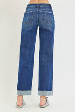 Load image into Gallery viewer, Moe Mid Rise Ankle Straight Cuffed Jean
