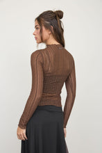 Load image into Gallery viewer, Mikayla Sheer Long Sleeve

