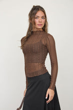 Load image into Gallery viewer, Mikayla Sheer Long Sleeve
