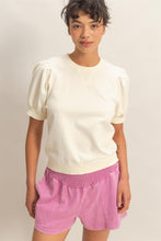 Load image into Gallery viewer, Sully Puff Sleeve Top in Cream
