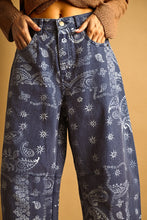 Load image into Gallery viewer, Paisley Print Denim
