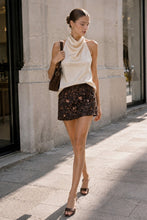 Load image into Gallery viewer, Mix It Up Sequin Mini Skirt

