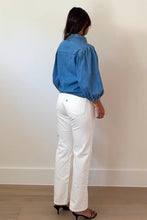 Load image into Gallery viewer, Demi Denim Puff Sleeve Top
