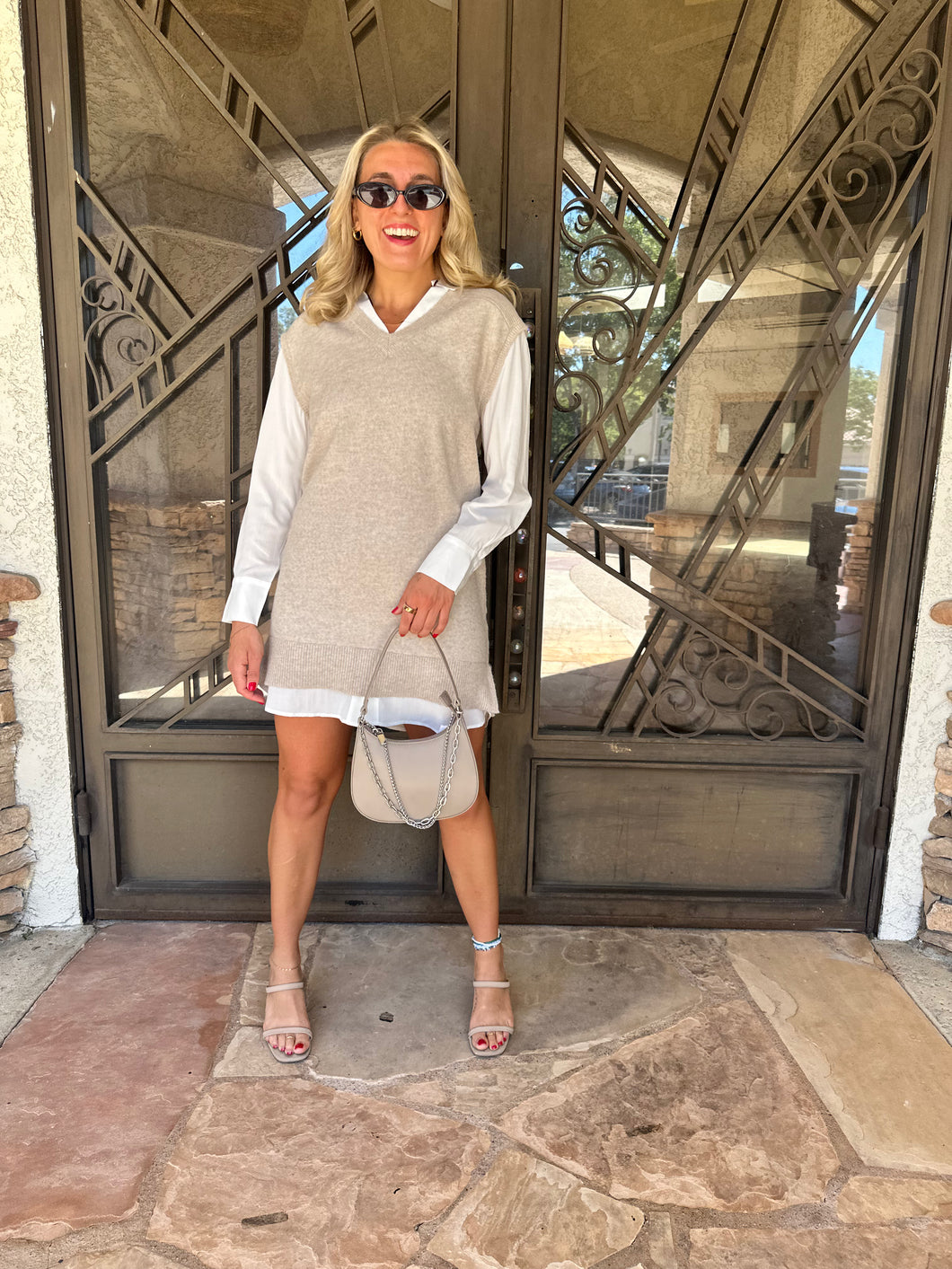 Thanksgiving in Fall Sweater Dress