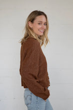 Load image into Gallery viewer, Hug Me Cardigan in Brown
