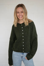 Load image into Gallery viewer, Hug Me Cardigan in Hunter Green
