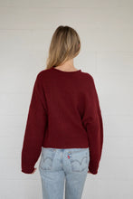 Load image into Gallery viewer, Hug Me Cardigan in Wine

