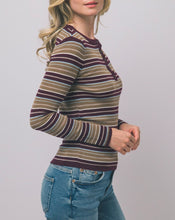 Load image into Gallery viewer, Kenny Button Up Sweater in Burgundy
