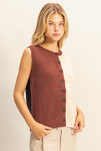 Load image into Gallery viewer, Clyde Color Block Sweater Vest
