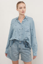 Load image into Gallery viewer, Cloud Nine Denim Button Up

