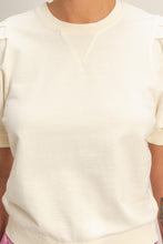 Load image into Gallery viewer, Sully Puff Sleeve Top in Cream
