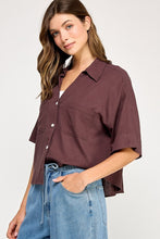 Load image into Gallery viewer, Coasta Short Sleeve Button Up
