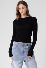 Load image into Gallery viewer, Milo Long Sleeve in Black
