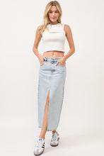 Load image into Gallery viewer, Just Two Lovers Denim Skirt
