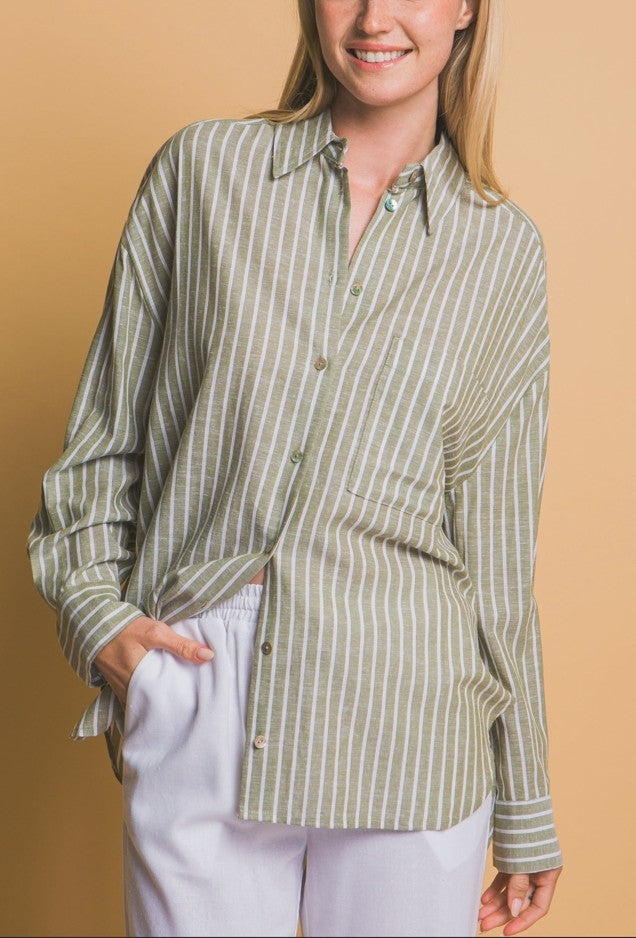 Clayton Button Up