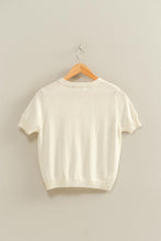 Load image into Gallery viewer, Frankie Sweater Top in Cream
